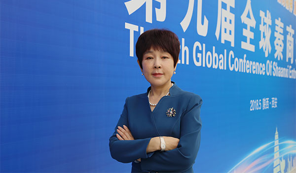 天朗控股集团董事长孙茵女士应邀出席第九届全球秦商大会